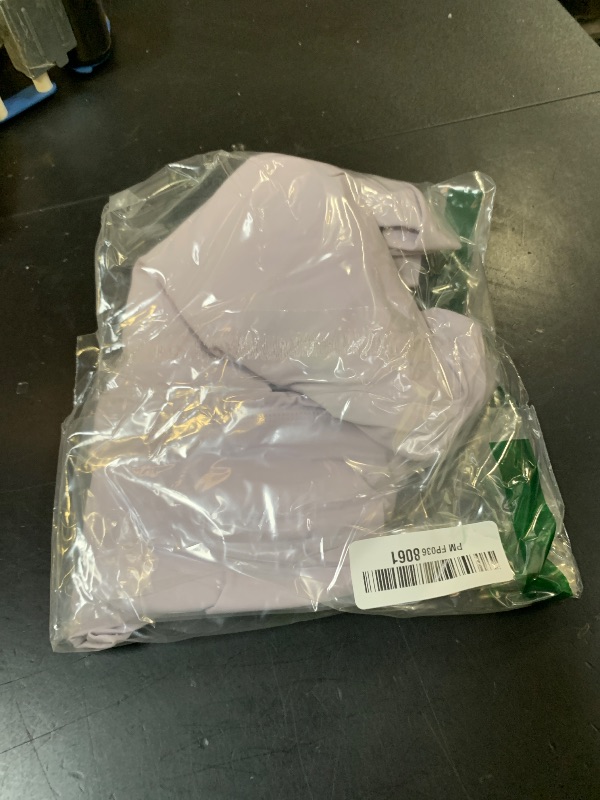 Photo 1 of DLOODA Womens Tennis Skirt with Pockets Shorts Crossover High Waisted Athletic Skorts Skirts for Golf Running Workout (Purple L)