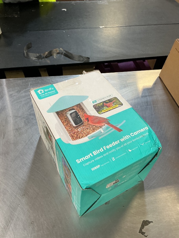 Photo 1 of NETVUE by Birdfy Smart Bird Feeder with 2K AI Camera, Auto Capture Videos & Motion Detection, Live Steam, Wireless Wildbird Watching, Ideal Gift for Outdoor Backyard Birder(AI by Subscription)