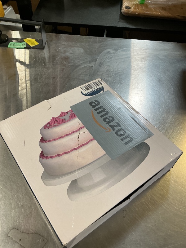 Photo 1 of 11 Inch Rotate Turntable Sculpting Wheel Revolving Cake Turntable Black Painting Turn Table Lightweight Stand for Paint Spraying Spinner, Cake Decorating, Displaying