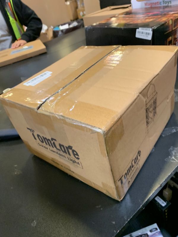 Photo 1 of TomCare Solar Lights Outdoor Flickering Flame Metal Solar Lantern Outdoor Hanging Decorative Lanterns Heavy Duty Waterproof Umbrella Decorations Lighting for Patio Garden Deck Yard, 2 Pack (Bronze)