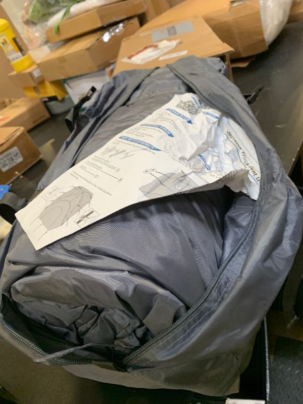 Photo 1 of JOYTUTUS SUV Tent for Camping with Rainfly, Double Door Design Car Tent with Aluminum Poles, SUV Tailgate Tent with Waterproof PU2000mm Double Layer for 4-8 Person, Green