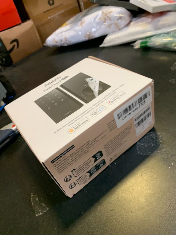 Photo 1 of Aqara Smart Lock U50, Keyless Entry Door Lock with Apple Home Key, Bluetooth Deadbolt Lock, App Remote Control, Supports Apple HomeKit, Matter, Google Home, Alexa, IFTTT, Black