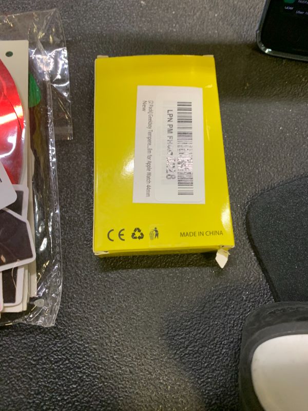 Photo 1 of [2 Pack] Geekboy Tempered Glass Screen Protector for Apple Watch Series 6/SE/5/4, 3D Curved Edge Full Coverage Protective Cover, Anti-Scratch 9H Hardness Bubble-Free HD Clear Film for Apple Watch 44mm