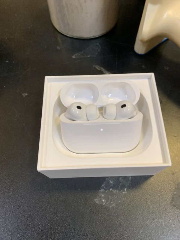 Photo 1 of Apple AirPods Pro 3 Wireless Earbuds, Active Noise Cancellation, Live Translation, Heart Rate Sensing, Hearing Aid Feature, Bluetooth Headphones, Spatial Audio, High-Fidelity Sound, USB-C Charging