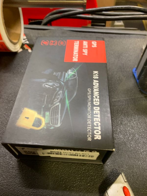 Photo 1 of Hidden Camera Detectors, Anti Spy Camera Finder, GPS Tracker Detector, Hidden Devices Detector for Airbnb, Hotels, Bathroom, Home, Office (Black)