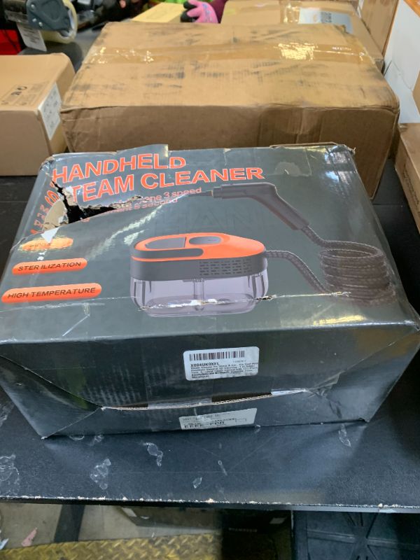 Photo 1 of Steam Cleaner for Home & Car-2500W Portable Handheld Steamer for Cleaning with 3-Level Handle, 15s Heat-Up, Large Tank, 16 Accessories - Clean Grease, Grout, Tile, Floor, Couch, Dirt, Furniture