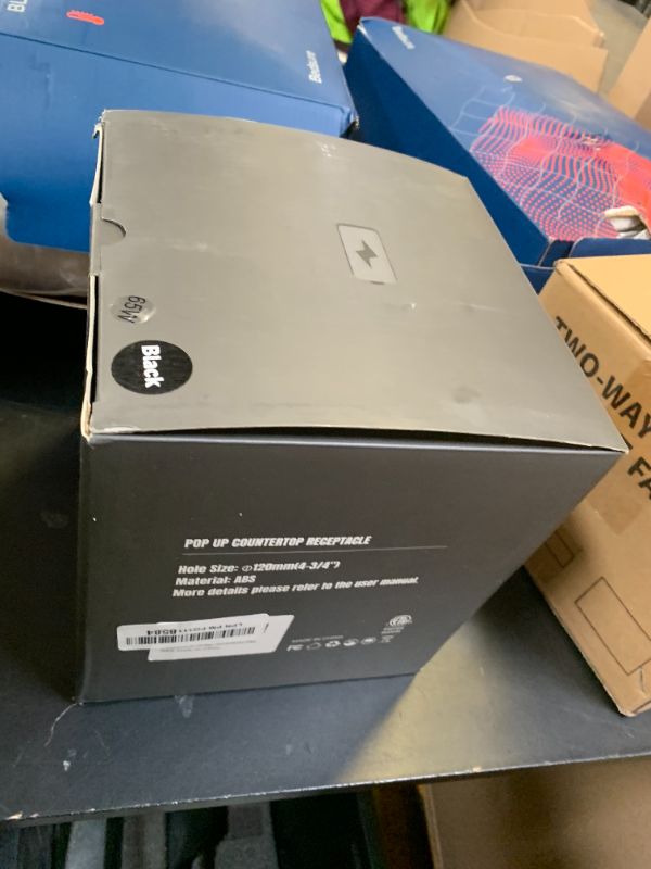 Photo 1 of ANNQUAN 20 Amp Pop Up Countertop Outlet with 15W Wireless Charger,Max 65W Power Delivery,4.75" Pop Up Electrical Outlet with 3 Outlets 3 USB Ports for Home Office