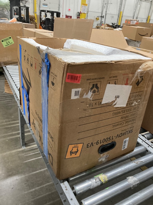 Photo 1 of ***NEVER USED BUT DIRTY ON OUTSIDE FROM PREVIOUS HANDLING****DeerValley Smart Toilet with Bidet Built in - Powerful Auto Flush, Auto Open/Close Lid, Heated Seat & Instant Warm Water Bidet, LED Display, Deodorization, 12" Rough-In, DV-1S0159-V3***NEVER USE