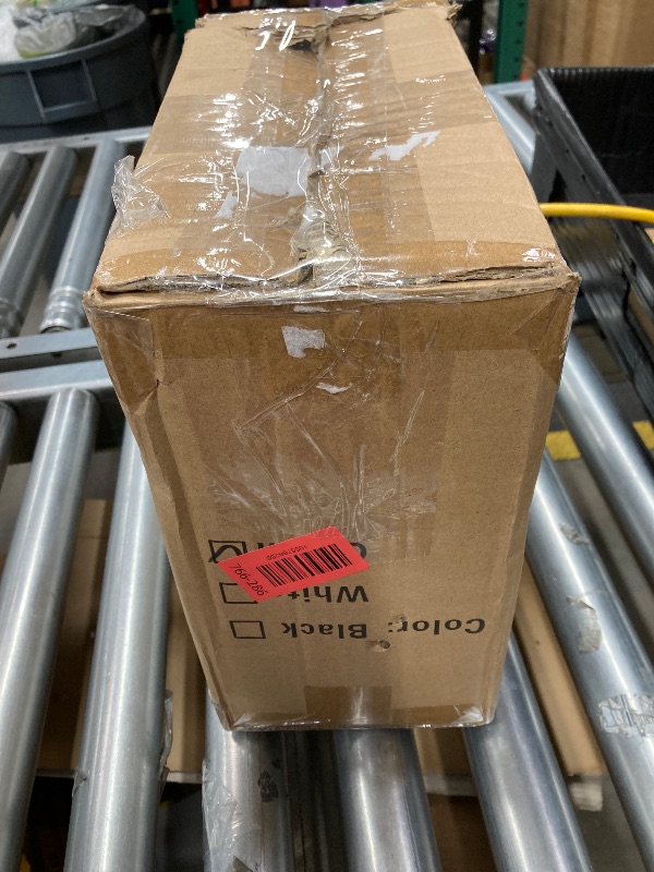 Photo 1 of ***LEGS ARE MISSING***Supteron Bathroom Trash Can with Lid 3.2 Gallon Narrow Trash Can Small Plastic Trash Bin 12 Liter with Press Type Lid for Bedroom Bathroom, Mint Green***LEGS ARE MISSING***