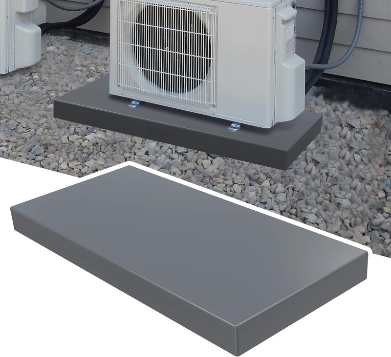 Photo 1 of 
Mini Split Pad for Air Conditioner Heat Pump Systems, Equipment Pad Ground Leveling Support Base for Outdoor Condenser Units, 38" x 18" x 3"