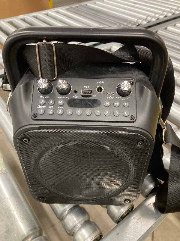 Photo 1 of ***NO CHARGER*NO MICROPHONE ***Karaoke Machine, Portable Bluetooth Speaker for Adults & Kids with Lights, Karaoke PA System Supports USB/TF/FM/AUX for Home Party Home System Packages***NO CHARGER*NO MICROPHONE ***