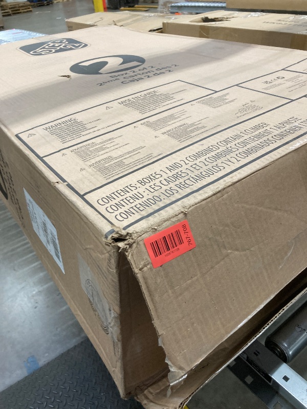 Photo 1 of ***BOX 2 OF 2 - MISSING BOX #1 -SELLING AS PARTS ONLY***
Step2 Scout & Slide Climber, Kids Outdoor Playset, Backyard Playground INCOMPLETE Set, Slide, Climbing Wall, Tunnel, Outside Vintage Style Jungle Gym, for Toddlers 2-6 Years Old