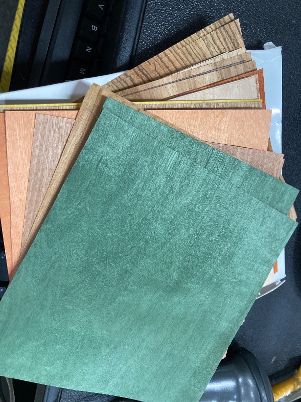 Photo 1 of ***THESE ARE FLIMSY LIKE PAPER*** 30 Pcs 7.9" x 7.9" Wood Veneer Sheets Variety Pack Square Wood Veneers,Thickness Different, for Marquetry, Inlay, Woodworking Projects(Various Color)***THESE ARE FLIMSY LIKE PAPER***