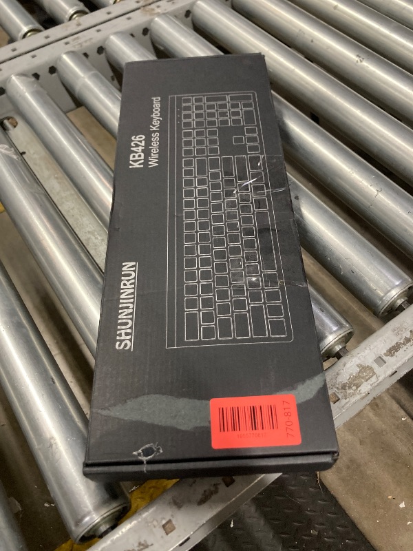 Photo 1 of 2.4G Wireless Slim Full-Size Keyboard with Numeric Keypad, Calculator Button, USB Receiver, Fn Lock, Ultra-Thin Scissor Switch Design, Computer Keyboard for Laptop PC Windows Mac?Without Mouse?