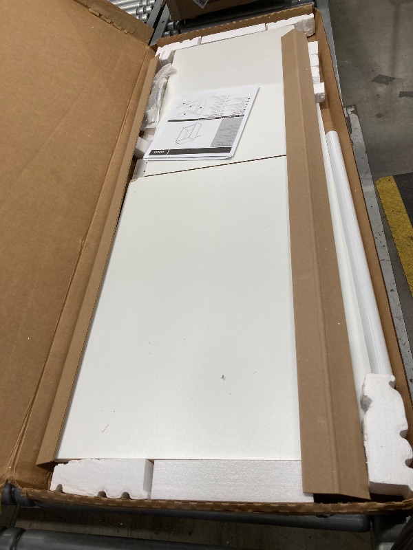 Photo 1 of Factory Sale******Easy Track 680099-WH Composite Wood Constructed Durable Double Hanging Kit Storage Closet Organizer with 2 Shelves and 2 Hanging Rods, White