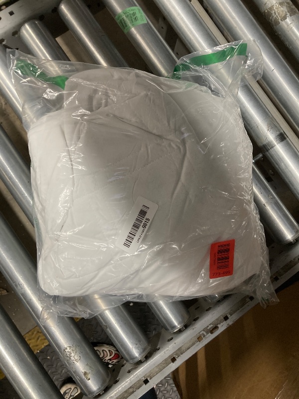 Photo 1 of MEELUS Padded Full Mattress Protector, Breathable Waterproof Mattress Pad Cover Fitted Deep Pocket 8"-21", Soft Noiseless Mattress Cover Washable Cooling for Home Hotel Bedroom, White