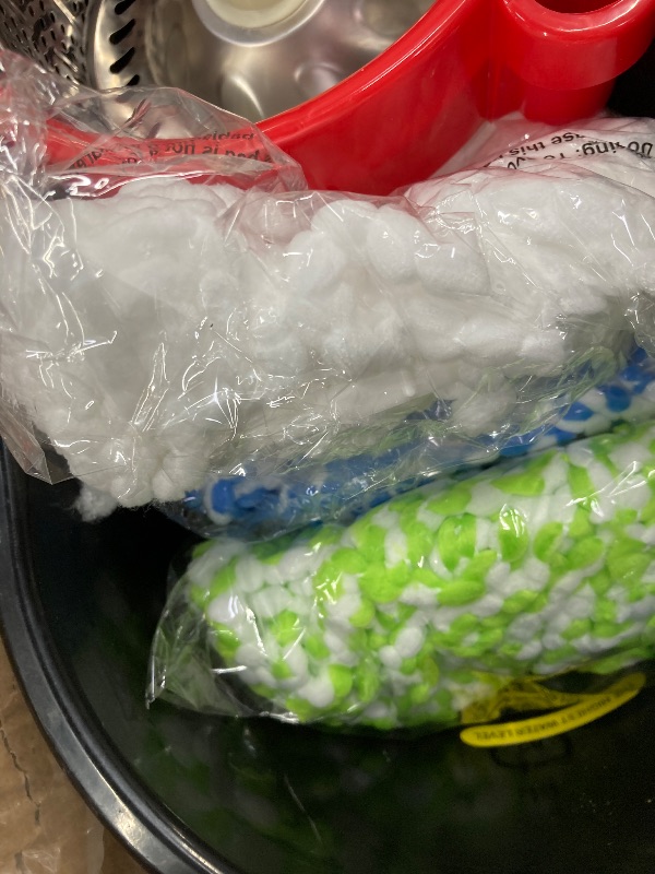 Photo 1 of ***DAMAGED -SELLING AS IS*** SIMPLI-Magic 360° Spin Mop and Bucket with Wringer – 3 High-Absorbent Microfiber Washable Heads – Spinning Mop and Bucket Set for All Types Floor Cleaning (Black)