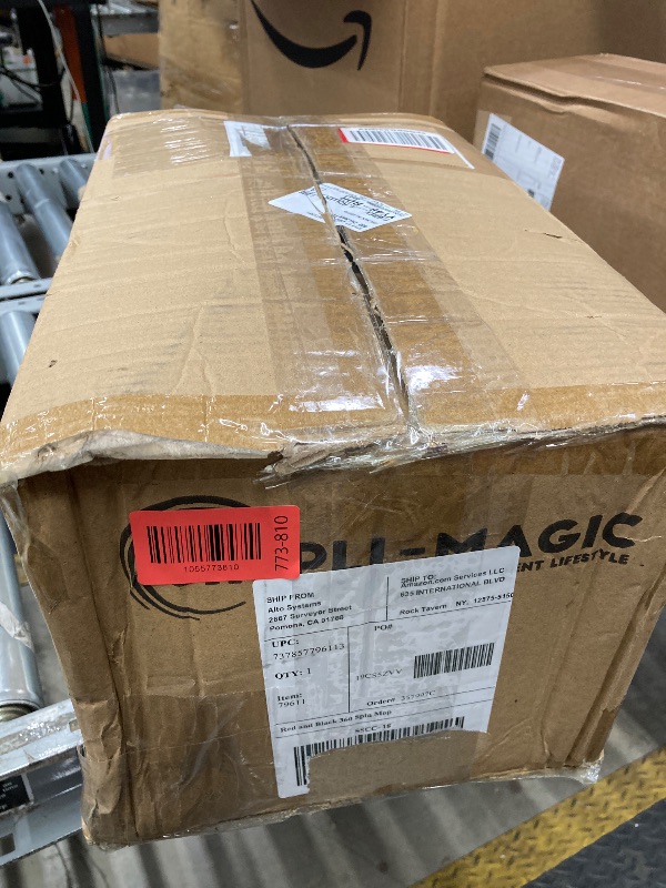 Photo 1 of ***DAMAGED -SELLING AS IS*** SIMPLI-Magic 360° Spin Mop and Bucket with Wringer – 3 High-Absorbent Microfiber Washable Heads – Spinning Mop and Bucket Set for All Types Floor Cleaning (Black)