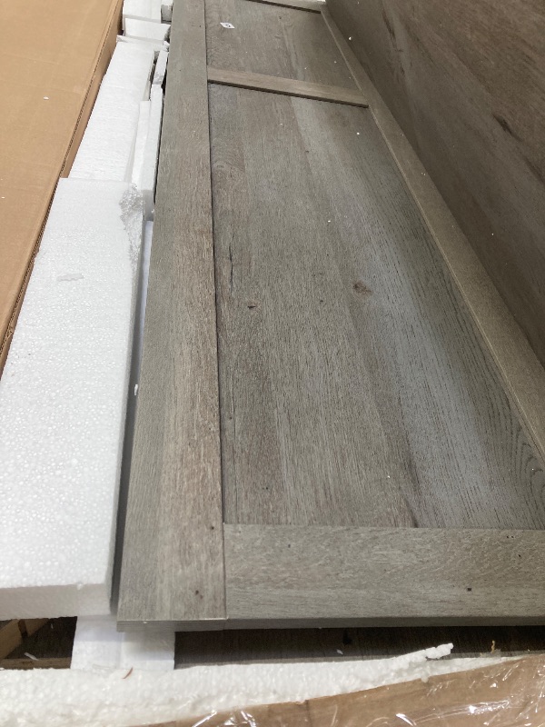 Photo 1 of ***BOX 1 OF 2 ONLY/INCOMPLETE SET***Sauder Craft 36"W Storage Armoire and Stow Away Desk, Mystic Oak $515 VALUE