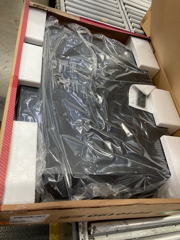 Photo 1 of COSTWAY 34-Inch Electric Fireplace, Wall-Mounted and Recessed Fireplace Heater with 4 Flame and Log Colors, 5-Level Flame Speed and Brightness, Remote Control, 8H Timer, Overheat Protection, 1500W