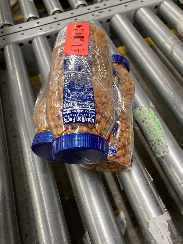 Photo 1 of ***BB 12/9/2025***PLANTERS Sweet and Spicy Peanuts, Plant-Based Protein, Sweet & Spicy Party Snacks, Peanut Snack, 16 Oz Jar (Pack of 3pk