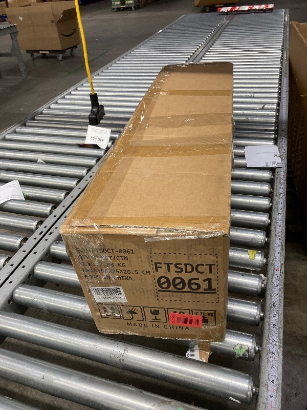 Photo 1 of **used**it Carolina Pine Christmas Tree with Remote, Artificial Green Hinged Christmas T Mixed Tips & Pine-NeedlPinecones, 30 Red BerrieModes