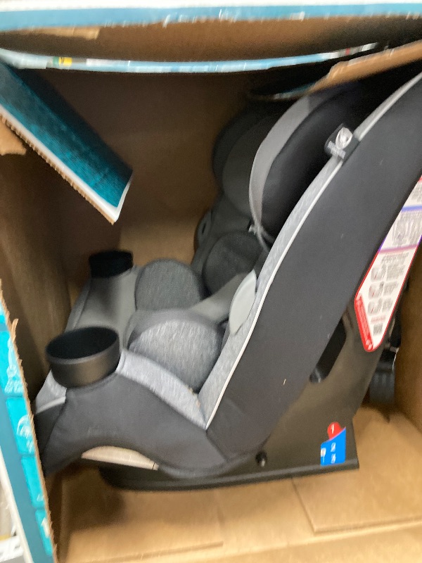 Photo 1 of Safety 1st Grow and Go All-in-One Slim Convertible Car Seat, Rear Facing, 5-40 lbs, Forward Facing (30–65 lbs), High Back Booster Seat 40-100 pounds, Shadow