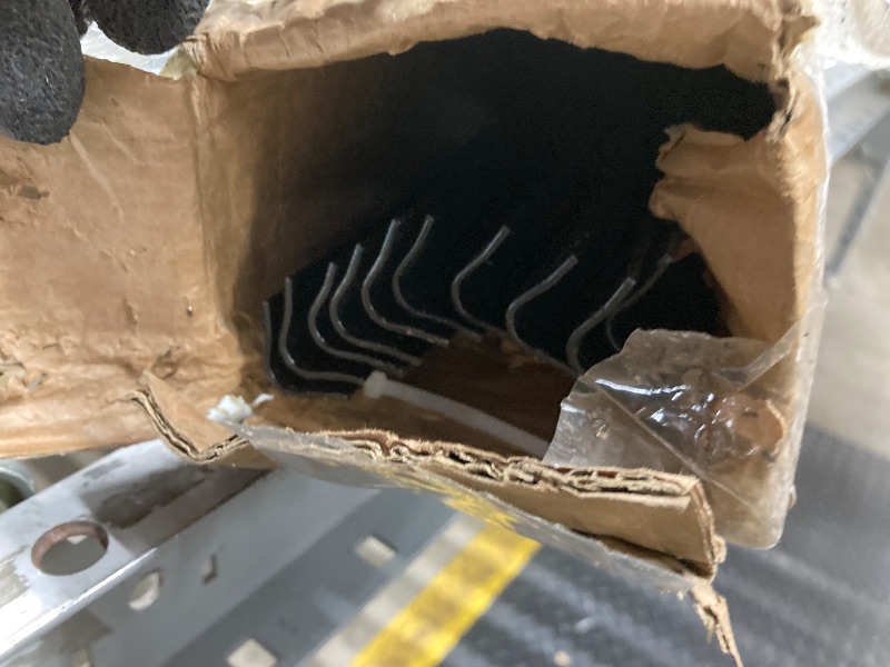 Photo 1 of 10 Pack Garden Fence Post, 3 Feet Heavy Duty Metal U-Post for Wire Fence, No Dig Garden Fence Stakes for Temporary Fencing, Electric Fence Wire, Corner Anchor, and More-Black