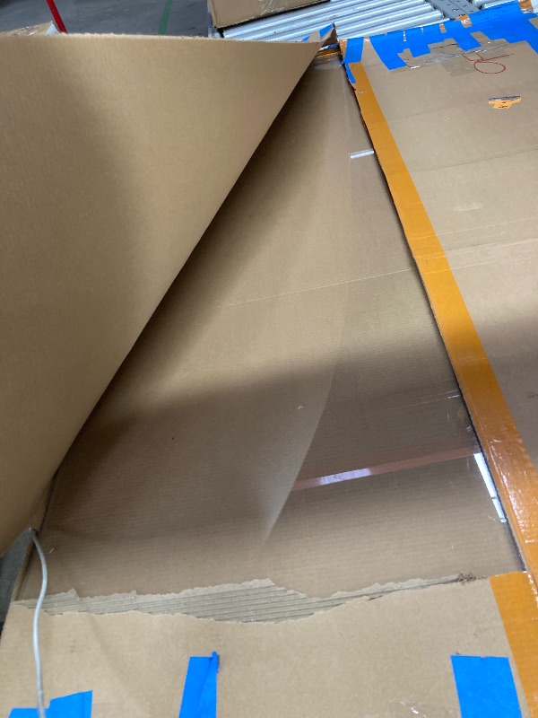 View 2 of [Upgraded Version] Crystal Clear 1/5" Thick 54" x 32" Heavy Duty Hard Chair Mat, Can be Used on Carpet or Hard Floor