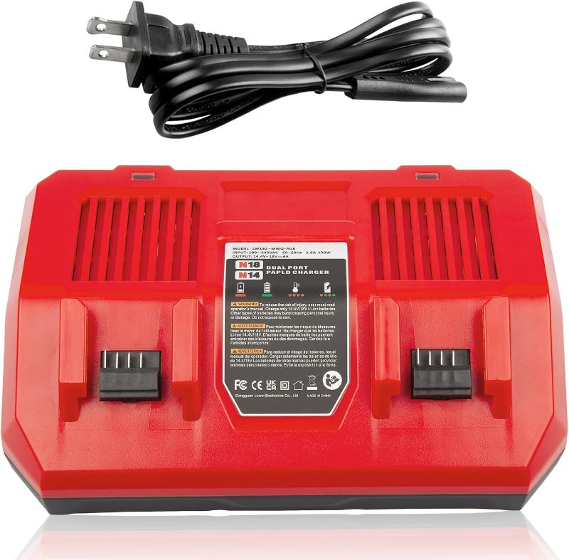 Photo 1 of  2 PCS Compatible with Milwaukee, N18-N14, Mk-18, 48-11-1850, 48-11-1852, 48-11-1862, 48-11-1880, 48-11-1812, 48-11-1820