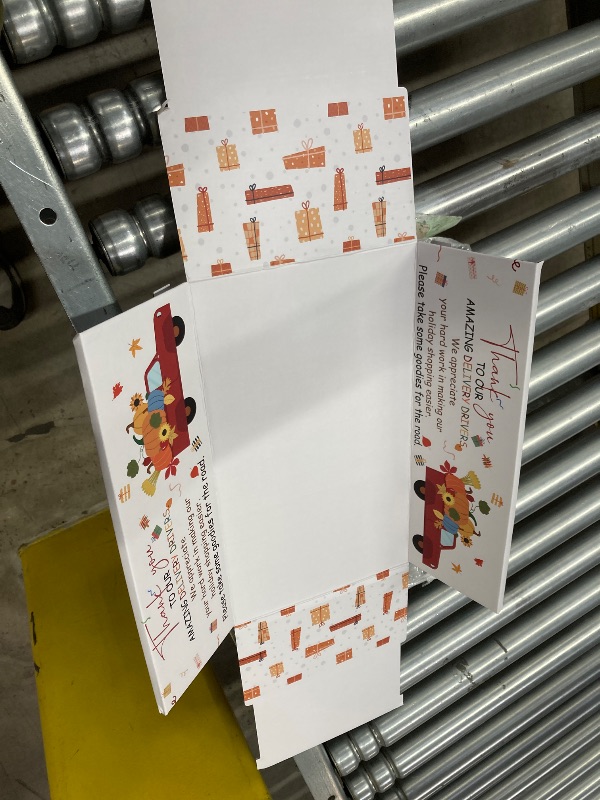 Photo 1 of ***THIS IS A BOX ONLY*** Thanksgiving Gifts for Delivery Driver, Delivery Driver Snack Station Snack Box, Thank You to Our Amazing Storage Boxes Thank You Gifts for Courier, Postal Workers, Mail Carriers, Bus Drivers***THIS IS A BOX ONLY***