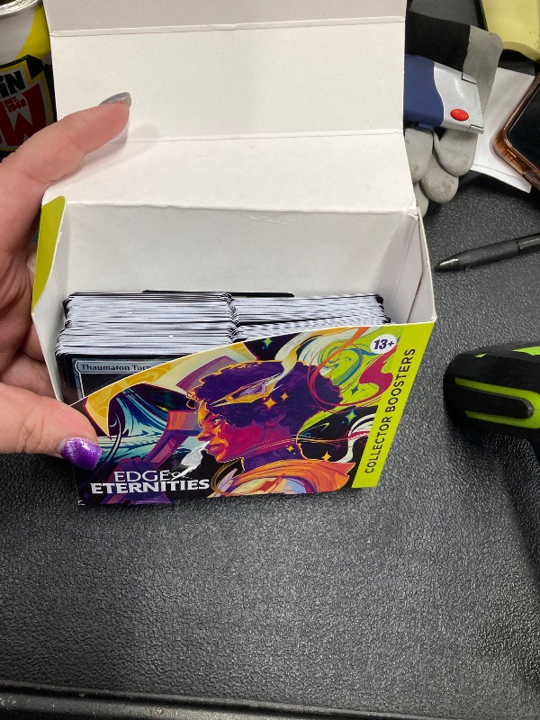 Photo 1 of ——- Box is already opened!!!—- Magic: The Gathering Edge of Eternities - Collector Booster Box (12 Packs)