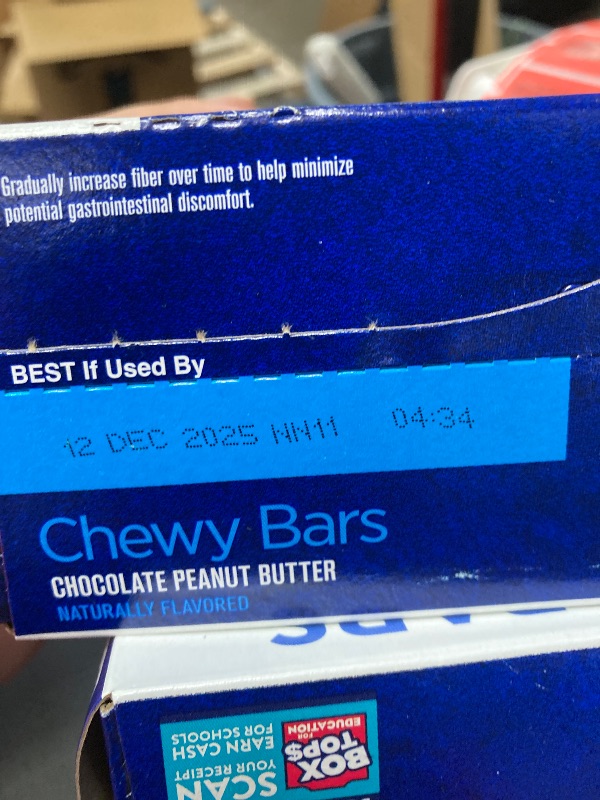 Photo 1 of 3 Fiber One 80 Calorie Chewy Bars, Chocolate Peanut Butter, Snack Bars Value Pack, 10 Ct, 8.2 oz
