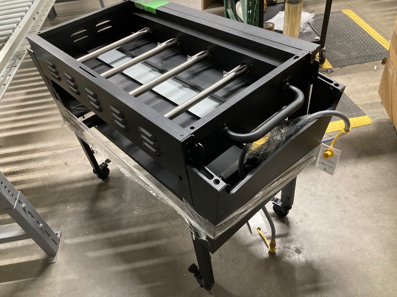 Photo 1 of **MISSING MULTIPLE PARTS/NO BOX***Blackstone Original 4-Burner 36 Natural Gas Omnivore Outdoor Griddle with Hood and Folding Side Shelves