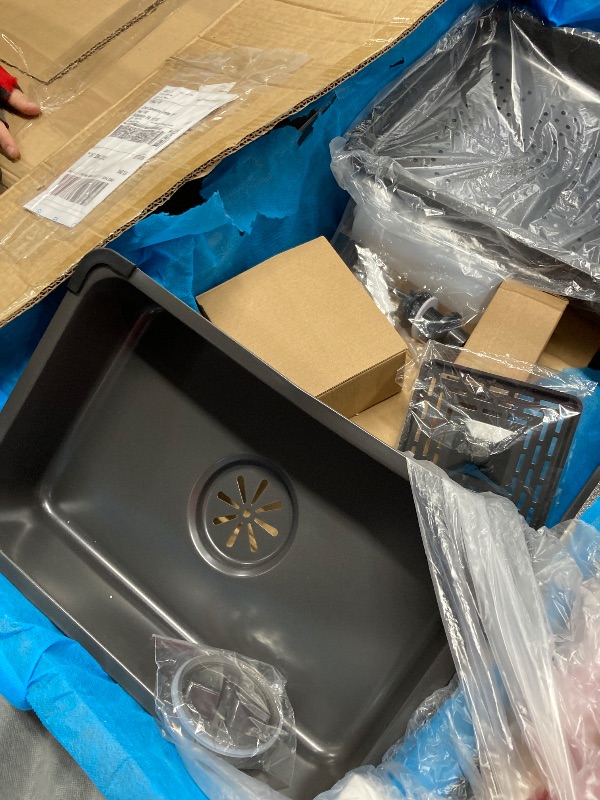 Photo 1 of  Drop In Kitchen Sink Undermount Single Bowl Stainless Steel Modern Smart Kitchen Sinks with Cutting Board 