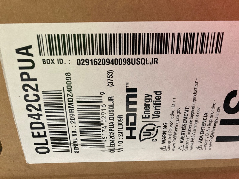 Photo 1 of *** FACTORY SEAL ***
LG C2 Series 42-Inch Class OLED evo Smart TV OLED42C2PUA, 2022 - AI-Powered 4K TV, Alexa Built-in