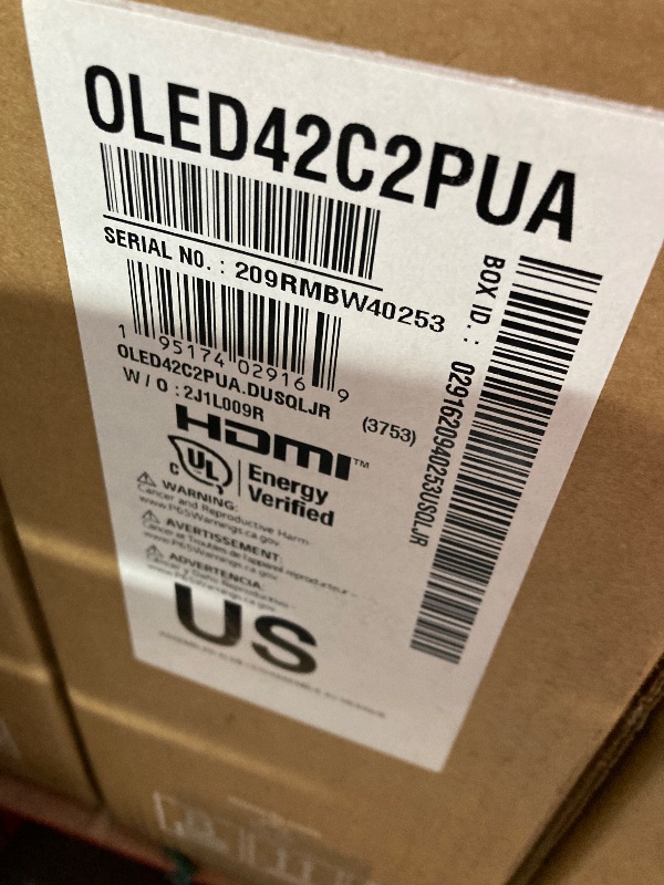 Photo 1 of  *** FACTORY SEAL *** 
LG C2 Series 42-Inch Class OLED evo Smart TV OLED42C2PUA, 2022 - AI-Powered 4K TV, Alexa Built-in