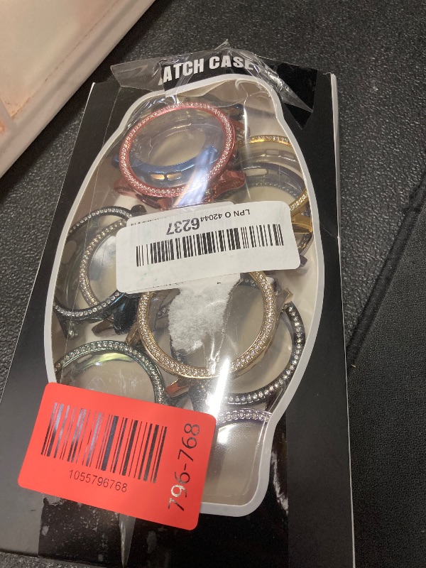 Photo 1 of  RICHONE Bling Screen Protector Compatible with Samsung Galaxy Watch 7 44mm, Rhinestone Full Protection Flexible TPU Cases Anti Scratch Watch Bumper Cover for Galaxy Watch7 (SM-L310 · 44MM)