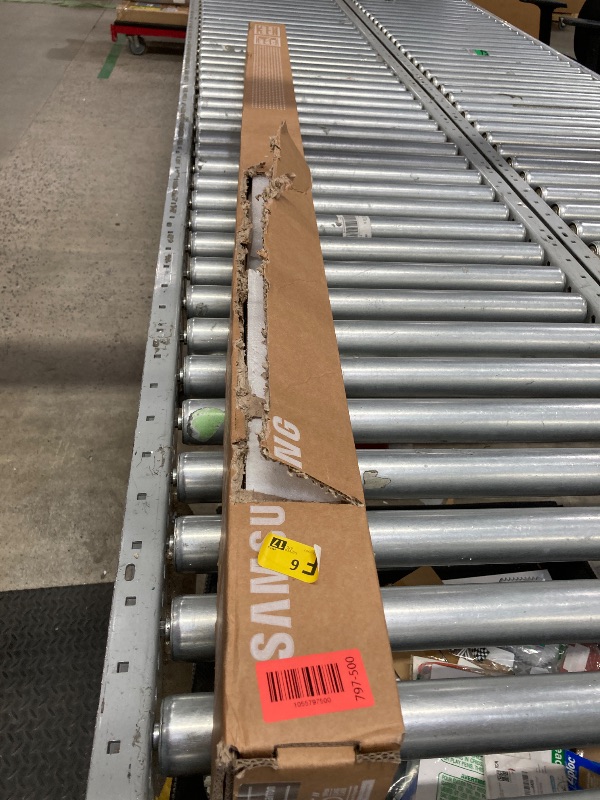 Photo 1 of 
Pale Gold Prismatic 50" Alloy Deco TV Frame - Compatible ONLY with Samsung The Frame TVs (Fits 2021-2025, LS03A, LS03B, LS03C, LS03D, LS03FA)