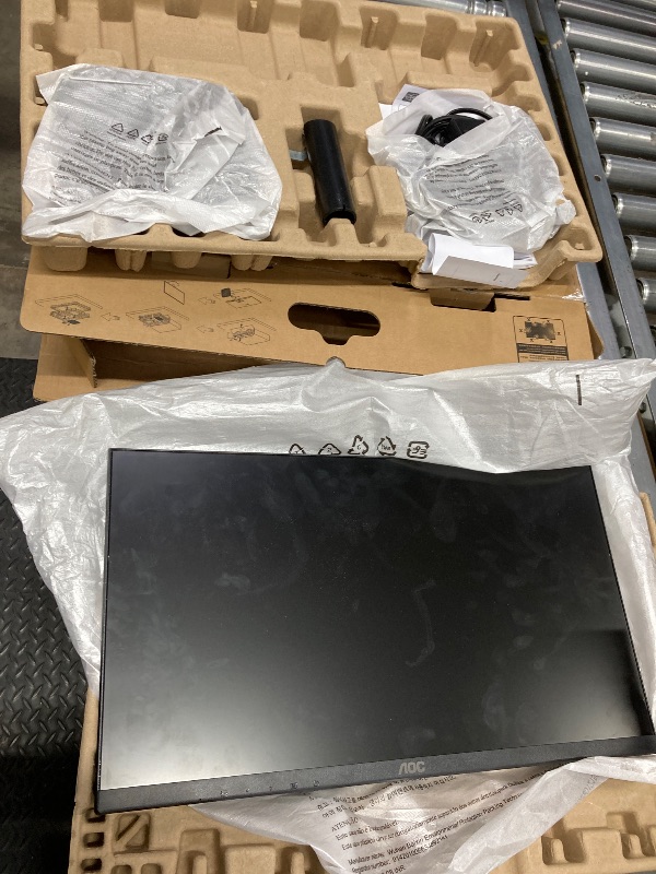 Photo 1 of **The description and photo are for reference only.**AOC 22B35HM23 22" Full HD (1920 x 1080) 120Hz LED Monitor, Adaptive Sync, VGA & HDMI, Flicker-Free, Low Blue Light, HDR Ready, VESA, Tilt Adjust, Eco-Friendly