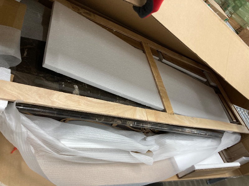 Photo 1 of **the color es reference**Matrix Furniture Group Tuscan Traditional Style Coffee Table Made with Wood in Silver Finish