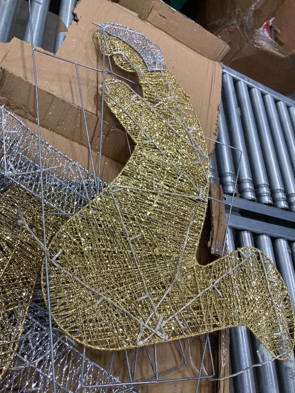 Photo 1 of **The description and photo are for reference only.**Zonon 5 FT Nativity Set Outdoor Lighted Christmas Nativity Scene Large Holy Family Yard Decoration with 160 White LED The Birth of Jesus Scene for Xmas Indoor Garden Holiday Decorations