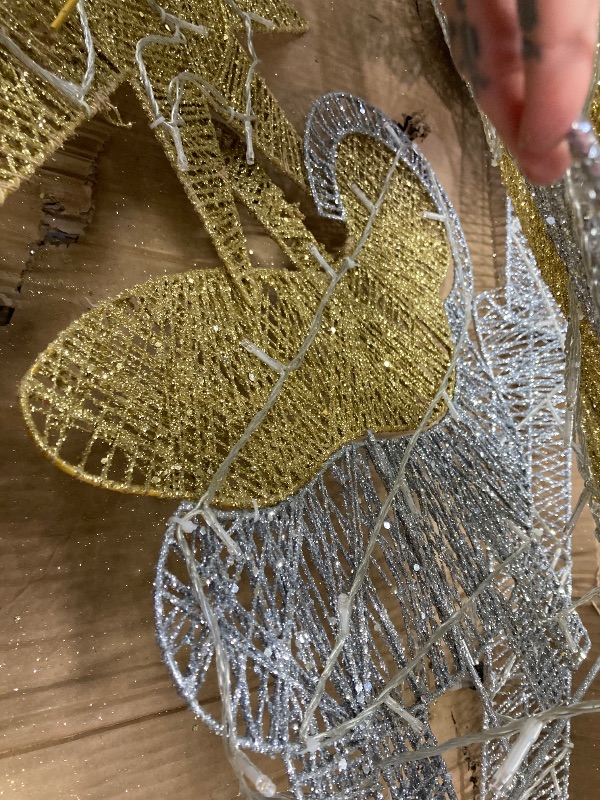 Photo 1 of **The description and photo are for reference only.**Zonon 5 FT Nativity Set Outdoor Lighted Christmas Nativity Scene Large Holy Family Yard Decoration with 160 White LED The Birth of Jesus Scene for Xmas Indoor Garden Holiday Decorations