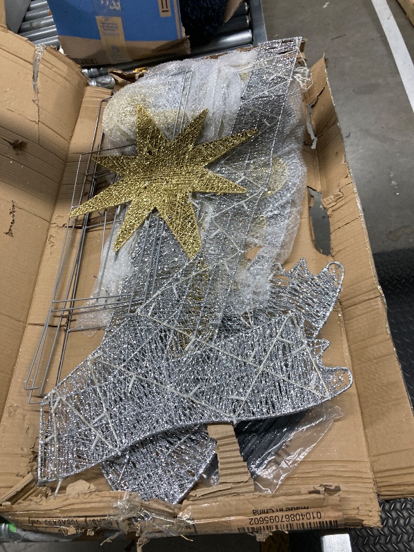 Photo 1 of **The description and photo are for reference only.**Zonon 5 FT Nativity Set Outdoor Lighted Christmas Nativity Scene Large Holy Family Yard Decoration with 160 White LED The Birth of Jesus Scene for Xmas Indoor Garden Holiday Decorations