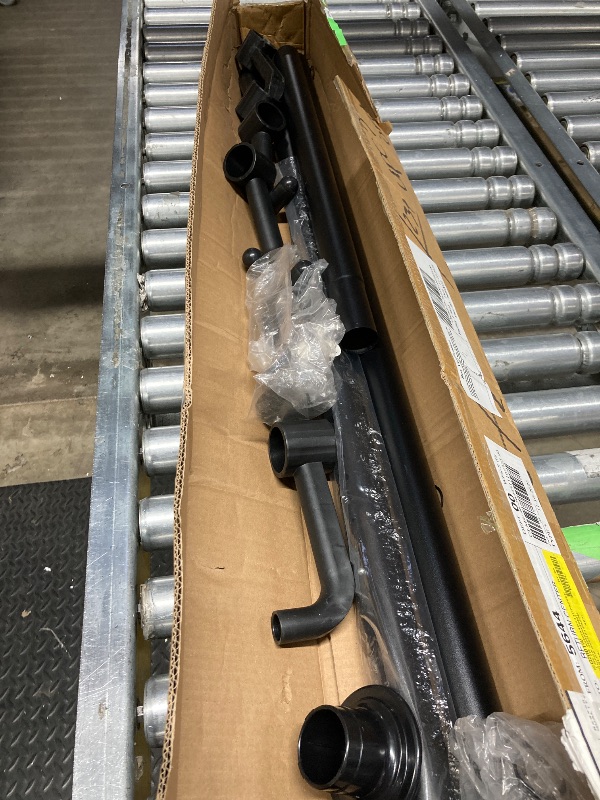 Photo 1 of **The description and photo are for reference only.**ADKINC Adjustable Laundry Pole 6-Tier Standing Clothes Drying Rack Coat Hanger DIY Floor to Ceiling Tension Rod Storage Organizer for Clothes, Hats, Bags, for Indoor, Balcony, Living Room, Bed Room