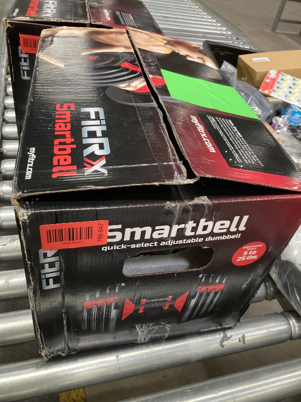 Photo 1 of 1 Rendpas Adjustable Dumbbell 5 in 1 Free Select Weight Dumbbell Set with Anti-Slip Texture Handle, Weight Set for Home & Gym, Suit Both Men and Women, Red, 25 Lb,