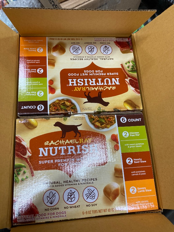 Photo 1 of **2 pak **Rachael Ray Nutrish Savory Favorites Chicken, Beef, Potato, Carrot Sweet Potato Variety Pack Wet Dog Food - 8oz/6ct