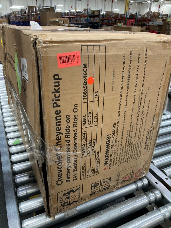 Photo 1 of 24V 2 Seater Ride on Cars, Licensed Chevrolet Cheyenne Powered Ride on Toys Truck with Remote Control, 4 Wheels Spring Suspension, Bluetooth, LED Light, Electric Cars for Kids Ages 3-8 Gifts, Red