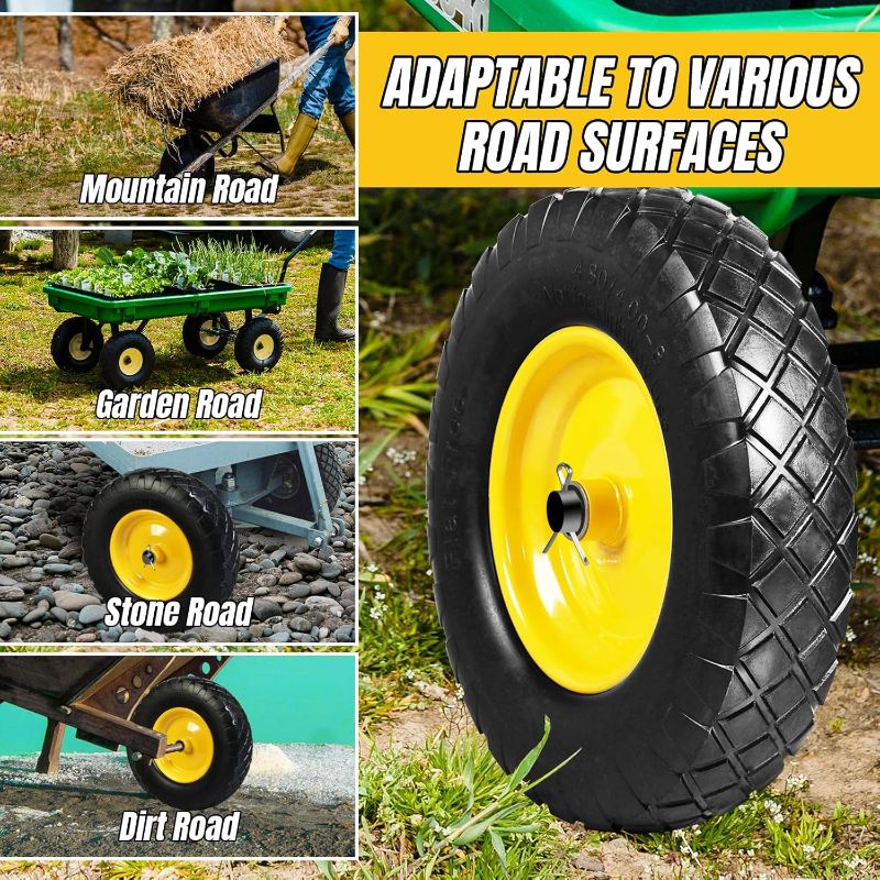 Photo 1 of  Soild Rubber Dolly Tire Wheels