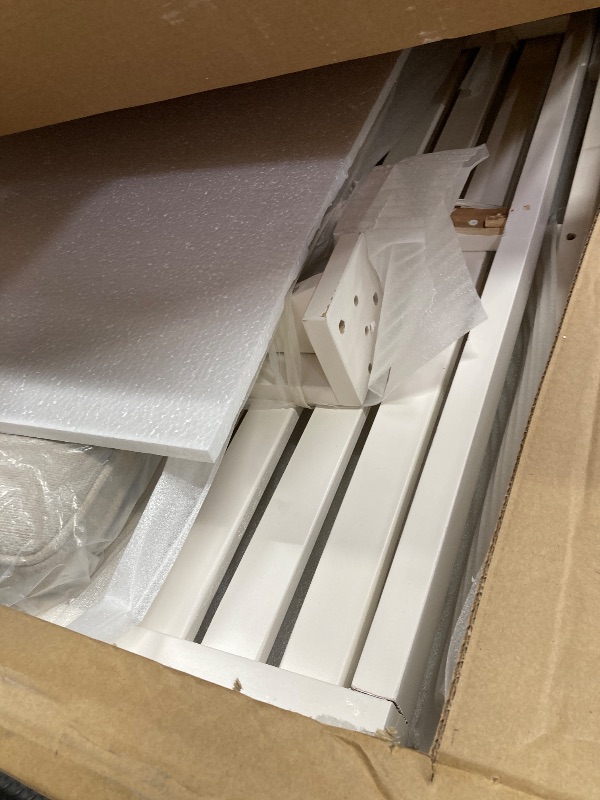 Photo 1 of 1 LEG BROKEN


Linon Jakki White Solid Wood Outdoor Bench with Removable Cushion